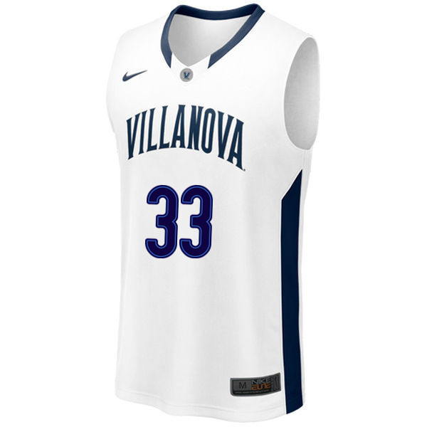 Men #33 Keith Herron Villanova Wildcats College Basketball Jerseys Sale-White